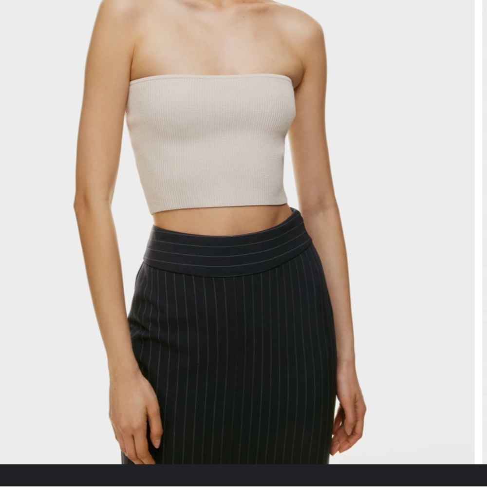 Babaton bandeau crop-top